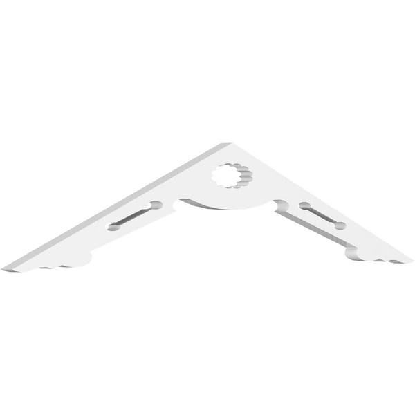Ekena Millwork Pitch Cena Architectural Grade PVC Gable Pediment, 36"W x 7 1/2"H x 1"P (5/12) GPP036X008X100CEN - main